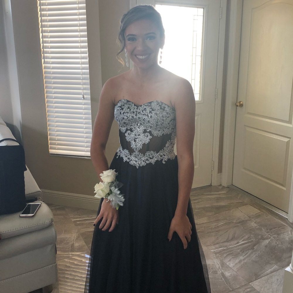 Navy blue Prom Dress
